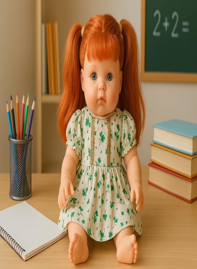Ladli® Cute Beautiful Love Doll Smiling Doll Toy for Girls My Love Doll with Dress Gift for Toddlerlittle Girl Playing with Baby Doll and Bottle - Image 2